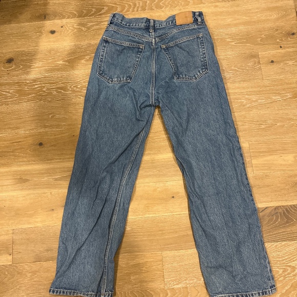 Blue Weekday Loose Straight Jeans - Picture 2 of 2